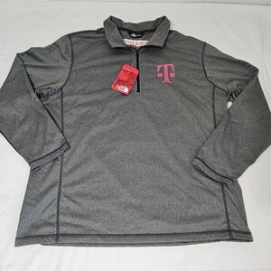 The North Face Tech 1/4 Zip Fleece – XXL – T-Mobile Logo – Gray